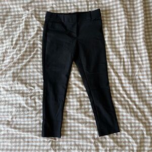 Loft - Size 6 Petite - Black Skinny Ankle Length Work Pant